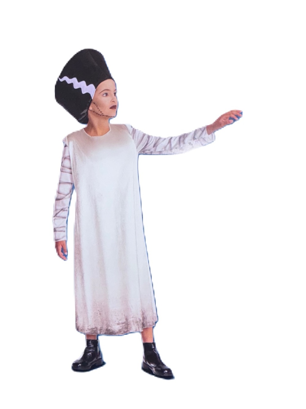 Disguise Hollywood Monsters The Bride of Frankenstein Girls Costume NWT - Picture 10 of 16